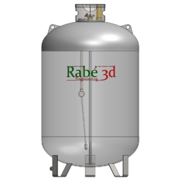 Réservoir GPL 1 000 L Vertical