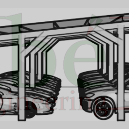 Charpente parking A 10X15m