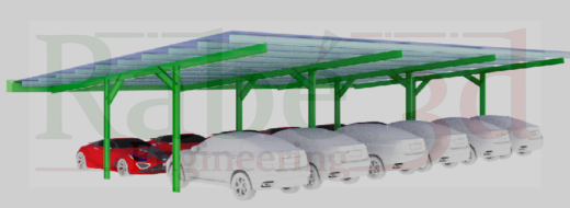 Structure métallique Parking voitures