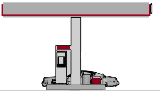 Auvent de station-service - Plans de fabrication